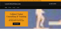 Desktop Screenshot of learncabinetvision.com